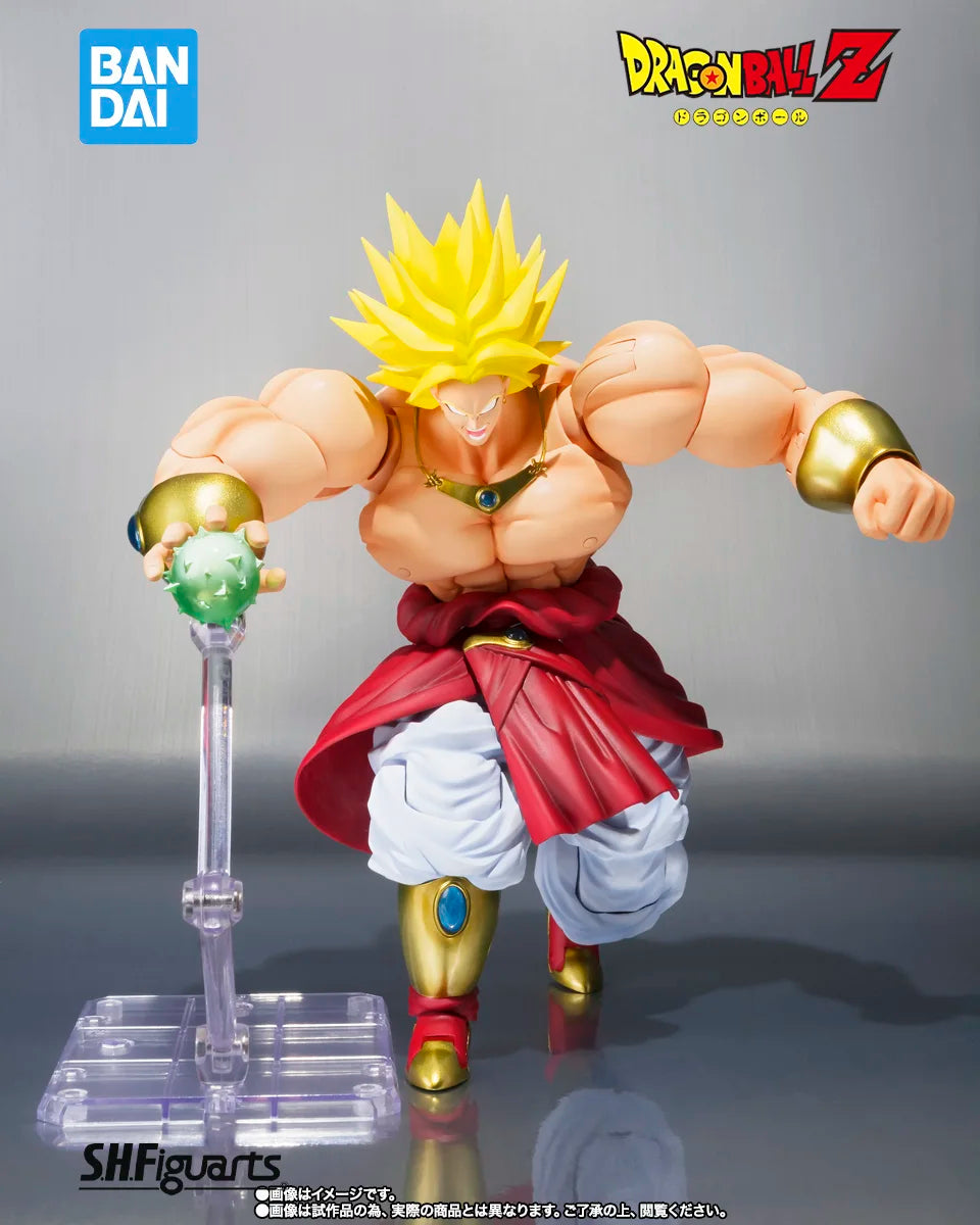 Bandai Tamashii Nations Limited Edition Dragon Ball Z S.H.Figuarts Broly -40th Anniversary Resale Edition Figures Model Toy Gift
