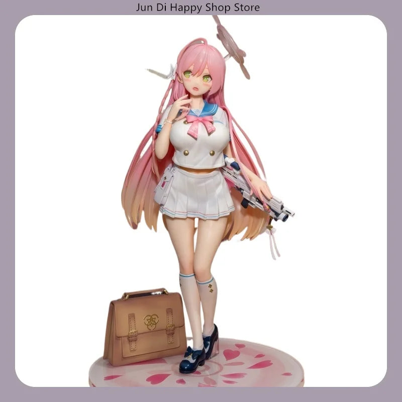 Blue Archive Urawa Hanako Casual Clothes 24cm Standing Pose Anime Figure Statue Desktop Decoration Gift