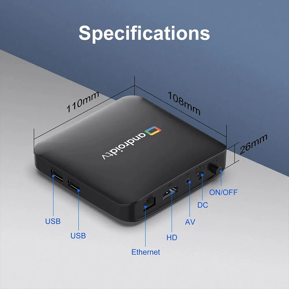 Android14 Smart Home Theater TV Box AllwinnerH313 Google Assistant Netflix Streaming Bluetooth Media Player 2G16G