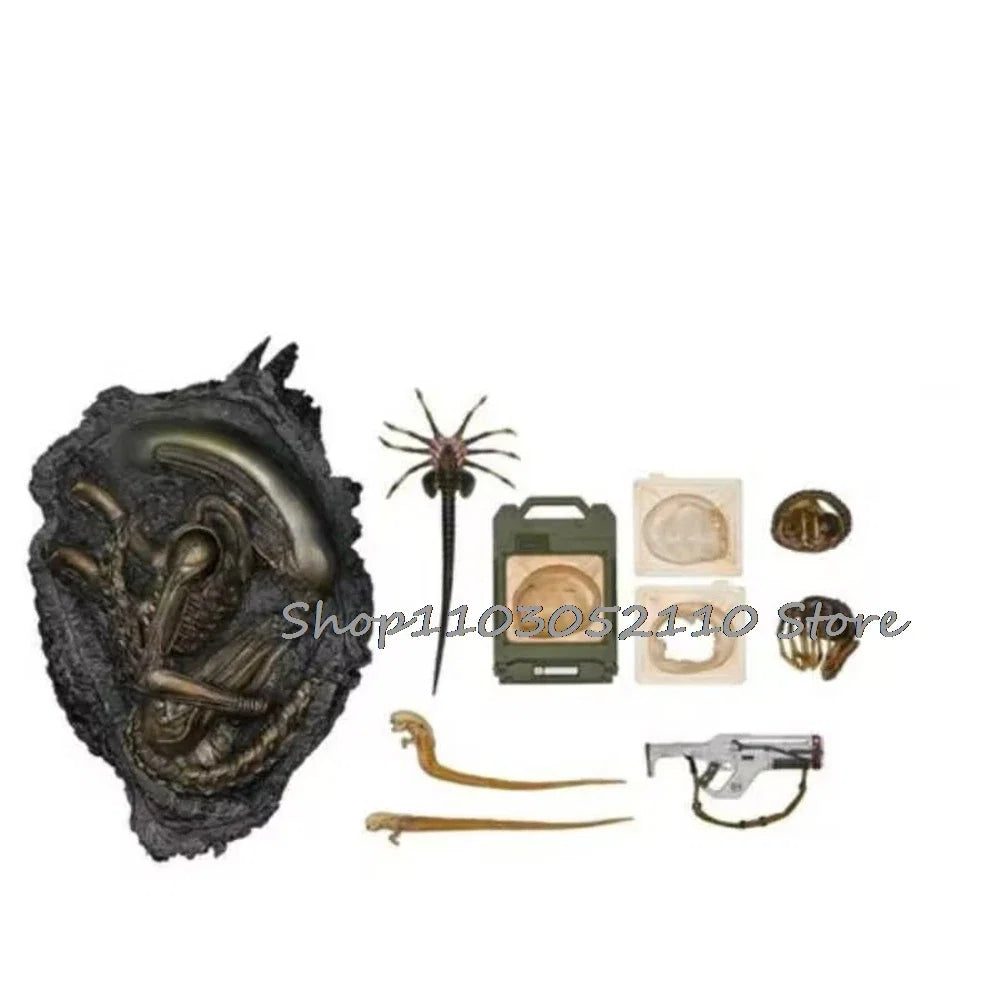 NECA Alien Romulus Accessory Action Figure Alien Romulus Kit Horror Anime Figure Model Decoration Christmas Gift