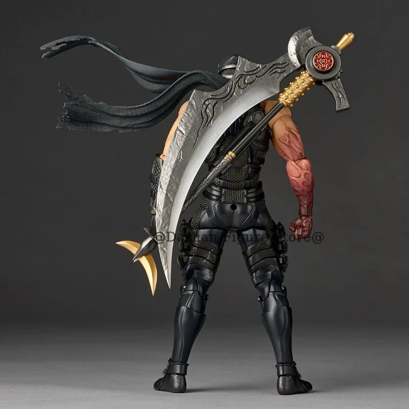 Revoltech Ninja Gaiden RYU HAYABUSA Action Figure Kaiyodo Amazing Yamaguchi Razor’s Edge Figurine 17cm PVC Collection Model Toys