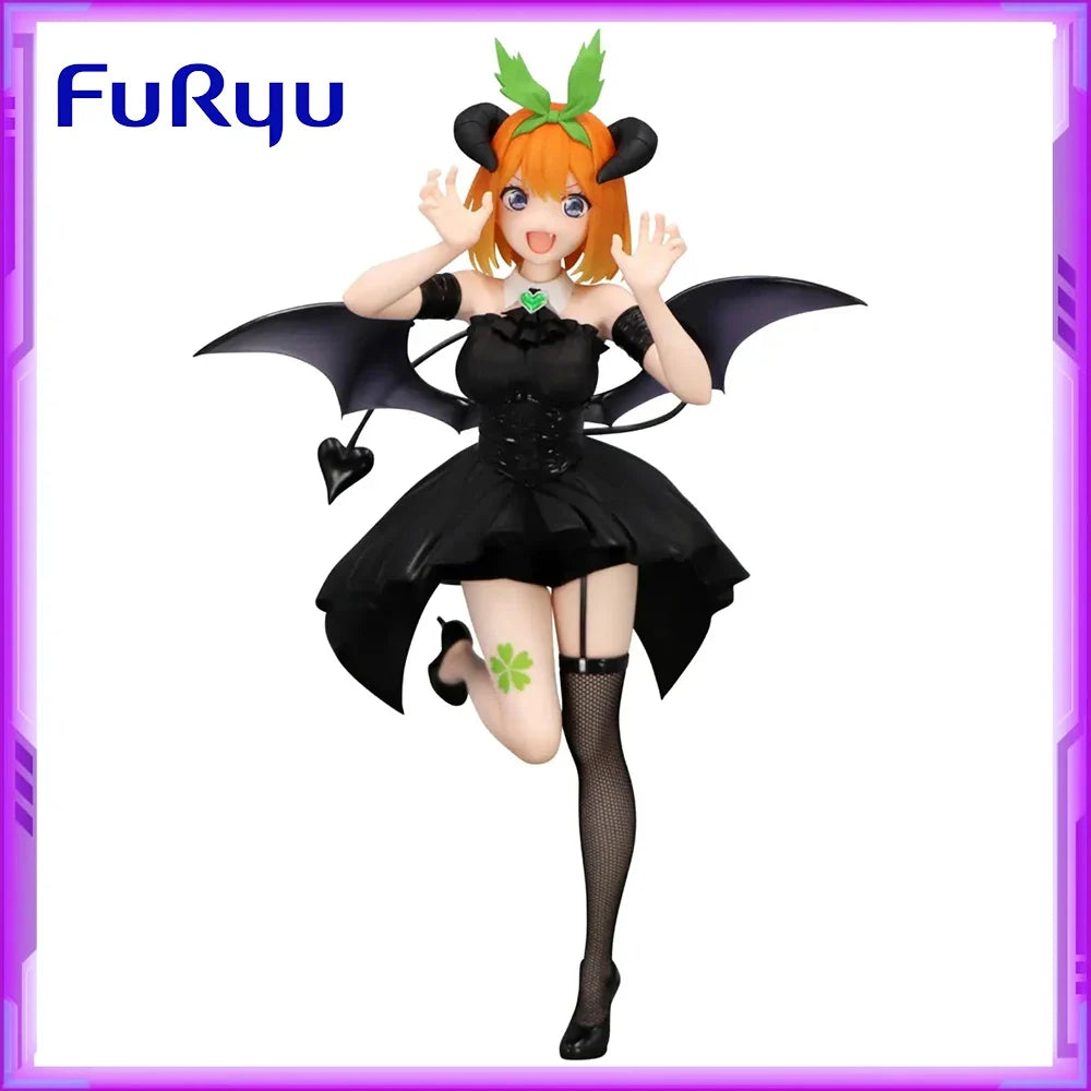 Original FuRyu BiCute Dark The Quintessential Quintuplets Nakano Yotsuba PVC Anime Figures Action Figure Model Toys