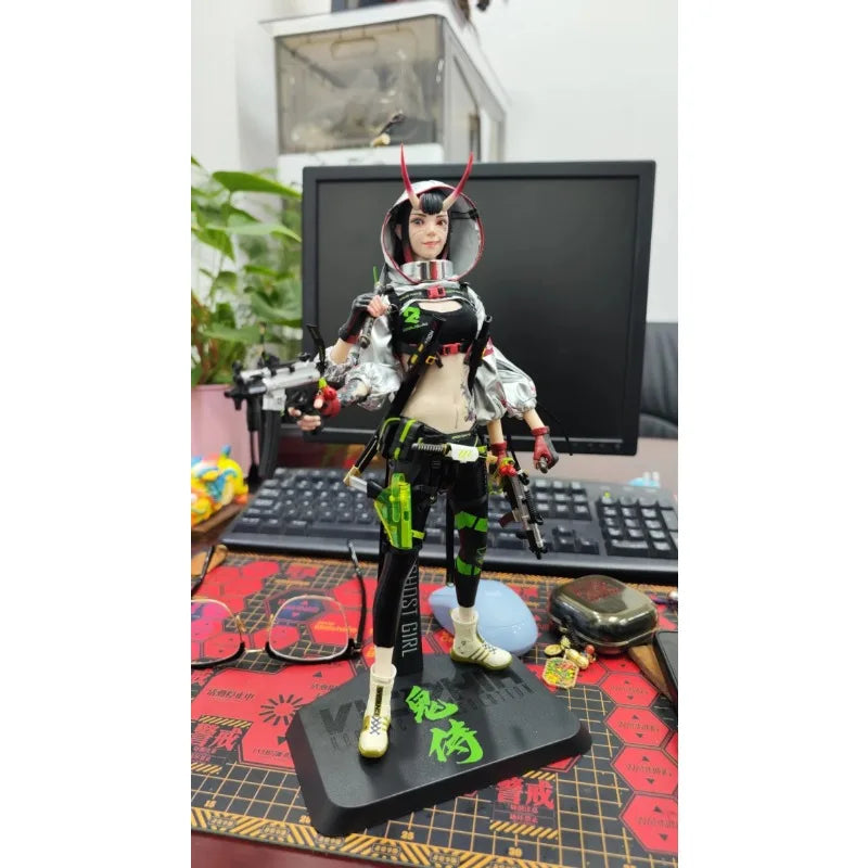 POPCOSTUMEGS-001 Cyber Functional First Bullet Ghost Attendant - Xuan Blade 1/6 Mobile Model Toy, Mobile Eye 12 inch Giftcollect