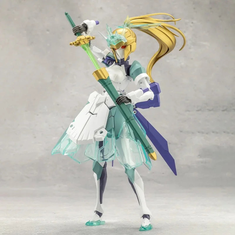 Kotobukiya Original Genuine Megalomaria Unlimited Universe Green Glass 16cm Mobile Suit Girl Action Figures Assembly Model Toys