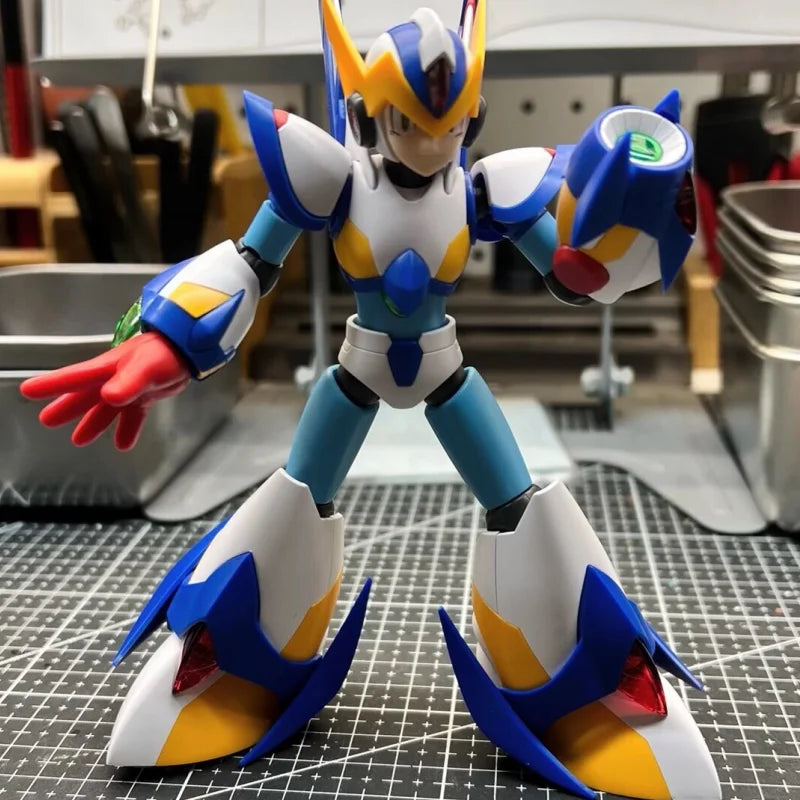 In Stock SS Model KP701 RockMan X Megaman X 5 Action Falcon Armor Figure Anime Mega Man Assembly Model Kit Boy's Surprise Gift