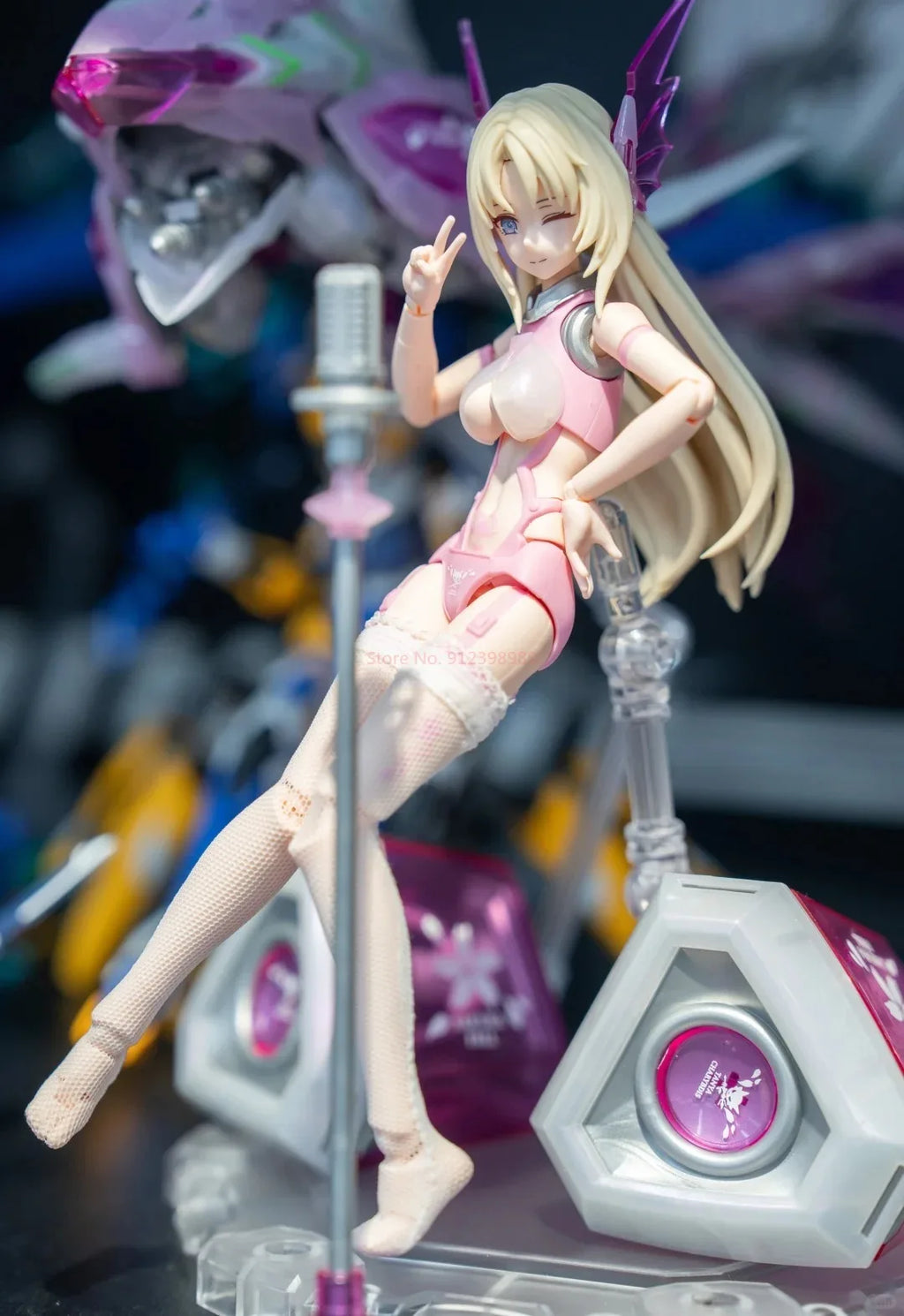 Nuke MATRIX Cyber Deep Sea Siren - ver. Falling Cherry Blossoms:Mermaid Mobile Suit Girl Action Figureals Model Assembly