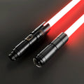 DamienSaber Qimir Lightsaber Force Heavy Dueling Detachable Light Saber Metal Hilt Infinite Color Changing with 34 Sound Fonts