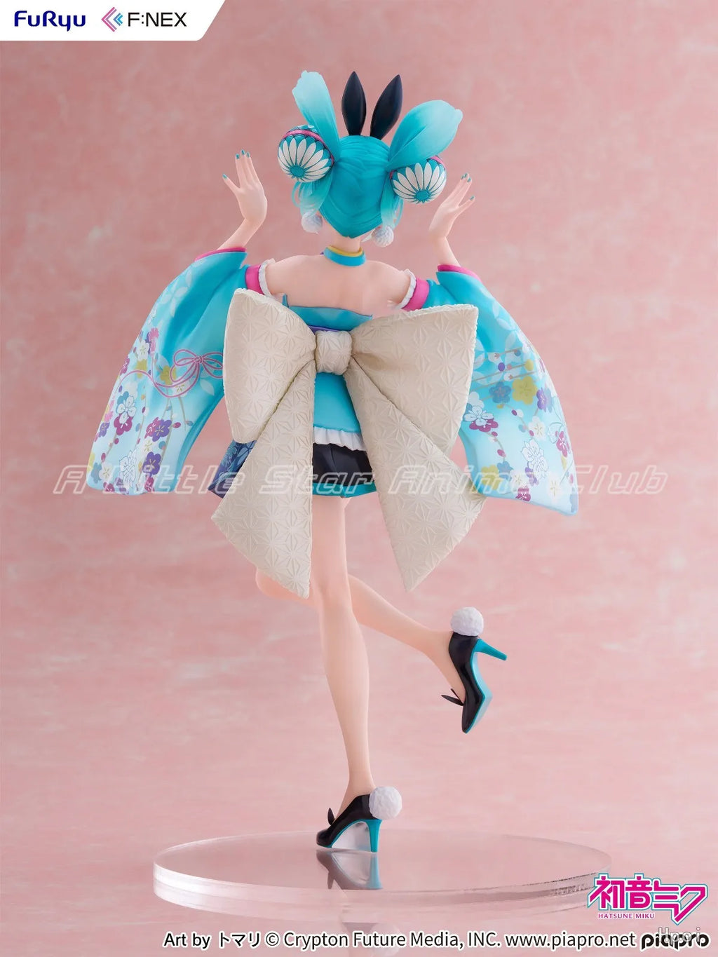 In Stock Original F:NEX Piapro Hatsune Miku Japanese Bunny Girl 1/7 Anime Figure Collection Ornament
