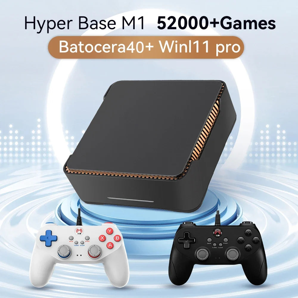 Intel N100 Game PC Box WIN 11 Pro & Batocera 40 Retro Video Game Console 2T HDD 52000+Games 80+Emulators for PS3/PS2/PS1/Wii/N64