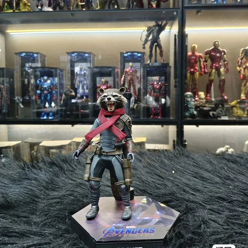 Auf Lager Original HOTTOYS HT MMS708 MMS548 Galaxy Guardians 3 Rocket Raccoon Cosmo Actionfigur Modell Spielzeug Sammlung Ornament