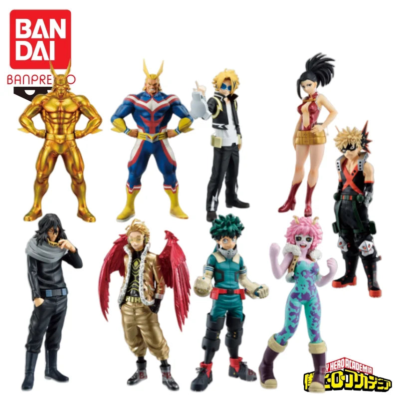In Stock Bandai Banpresto Original My Hero Academia Age of Heroes No 13-19 Action Figure Model Doll Brand New Boxed Toys Garage