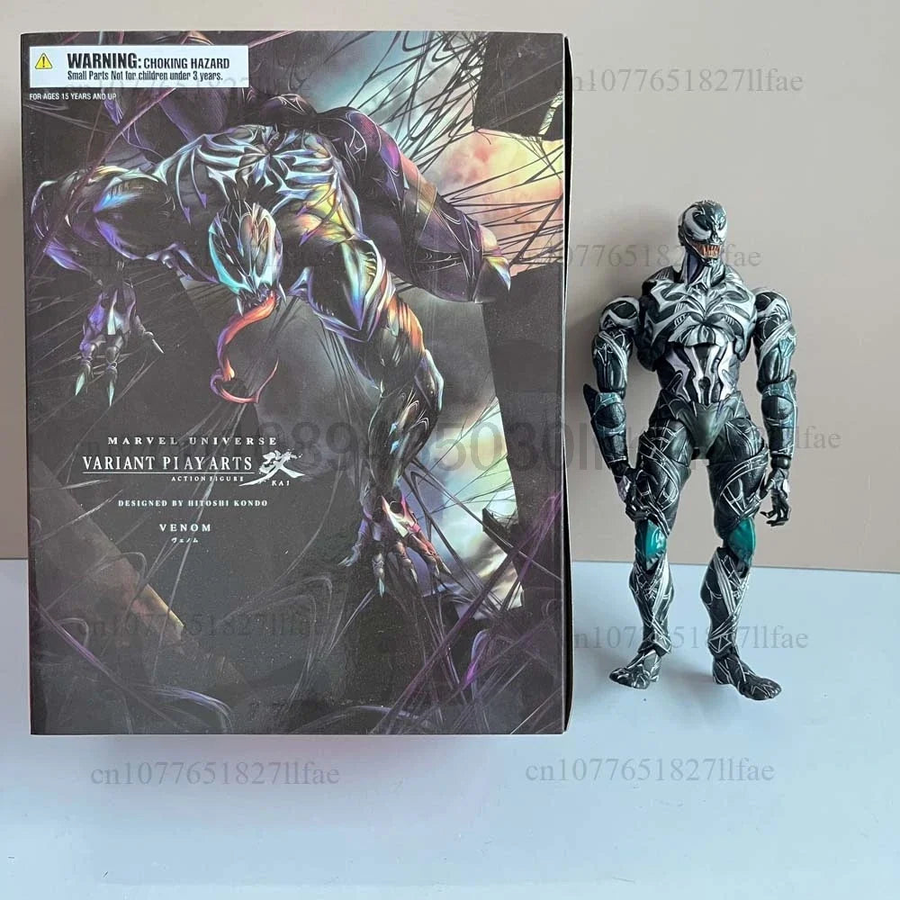 PLAY ARTS Figure Venom Spiderman Action Figure Model Toys Joint Movable Doll Creative Present For Friends Bookshelf Ornament