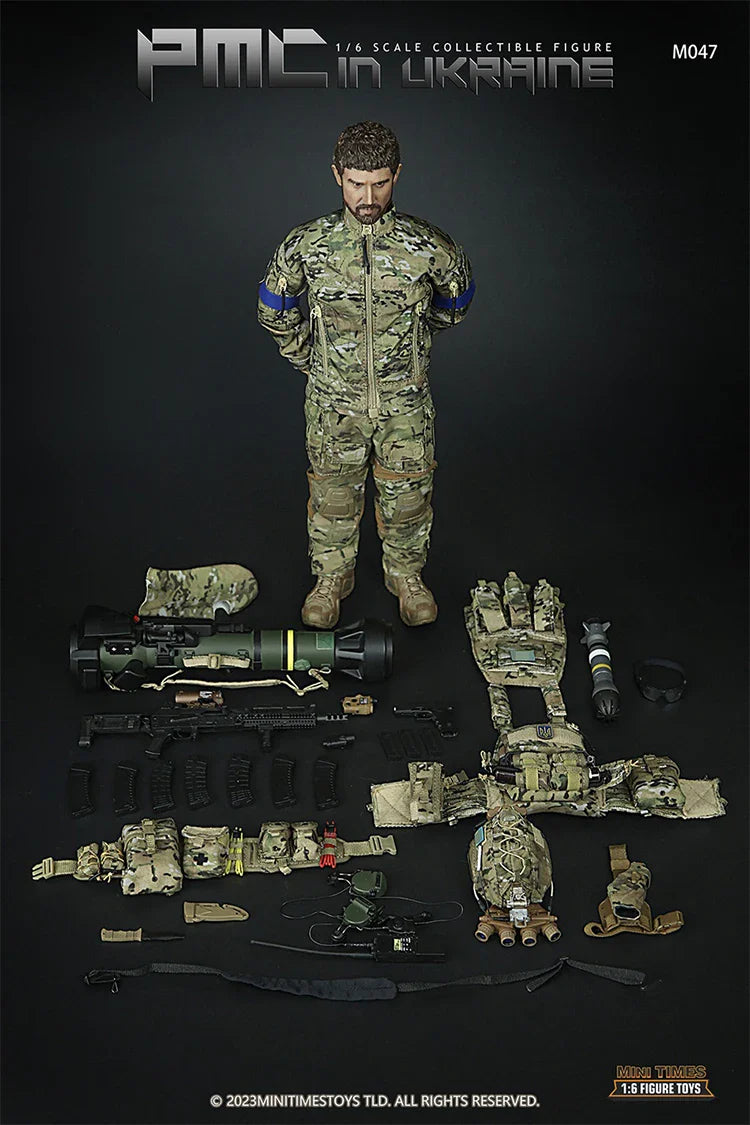 Auf Lager Mini Times Toys M047 1/6 Skala PMC Söldner Militärkrieg Männlicher Soldat Komplettset 12'' Actionfigur Puppensammlung