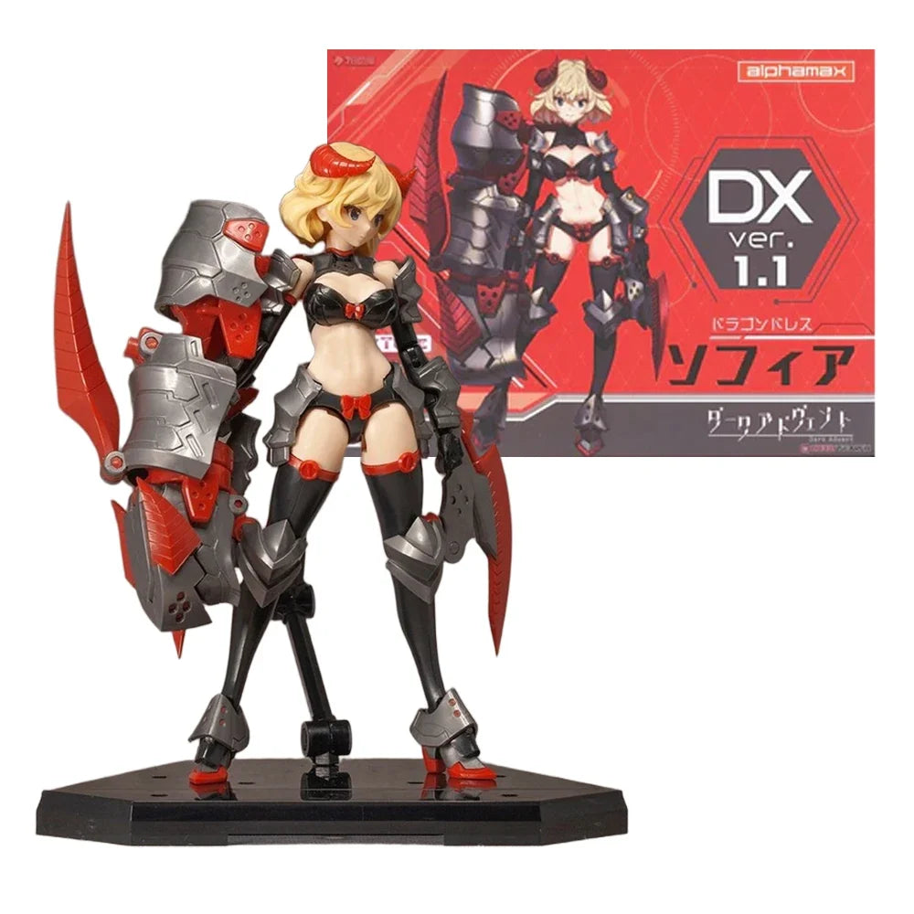 Alphamax Original Dark Advent Series Dragondress Sophia Krakendress Lania Undeaddress  Theseus Assembly Model Anime figurines