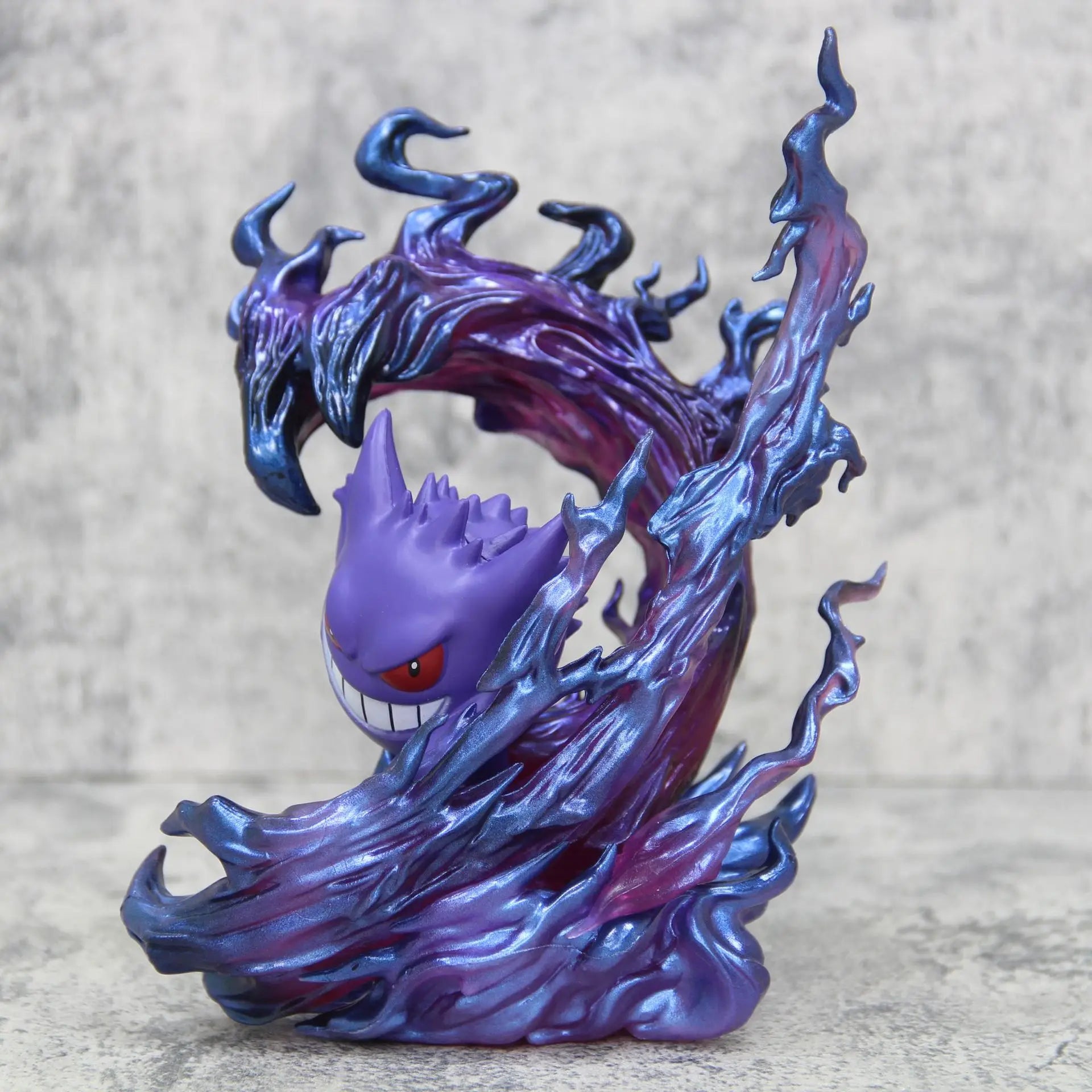 18cm Pokemon Gengar Shadow Claw Attack Anime Figure Game Popular Characters Statue Collectible Kawaii Model Kids Toys Doll Gifts