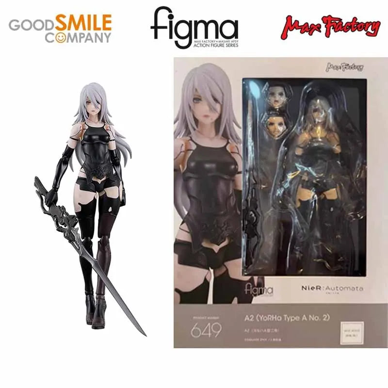 Good Smile Original Max Factory figma A2 649 2B 643 NieR:Automata Ver1.1a Anime Action Figures Kids Gift Collectible Model