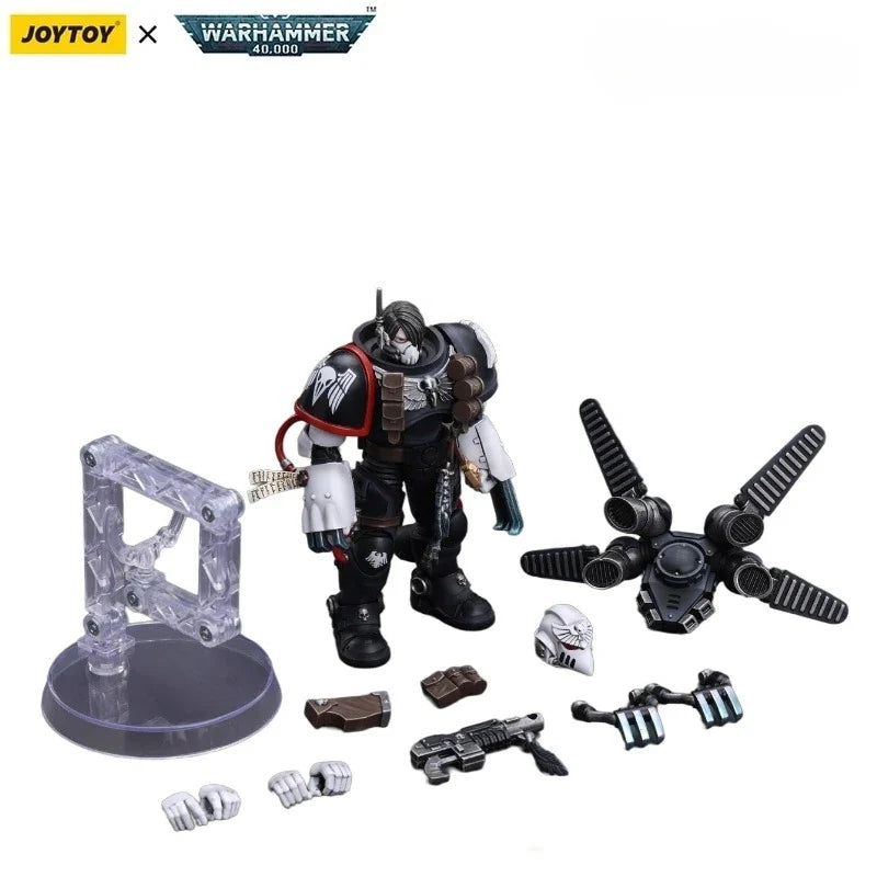 【MT】JOYTOY 1/18 Action Figure Warhammer 40K Raven Guard Chapter Master Kayvaan Shrike Model Toy Collection Series