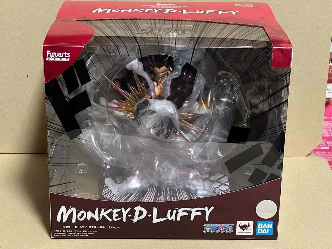 Auf Lager Bandai Figuarts ZERO Monkey D. Luffy Gear 4 -Lion Bazooka- Figuren Anime Modell Original Verpackt Spielzeug Geschenk