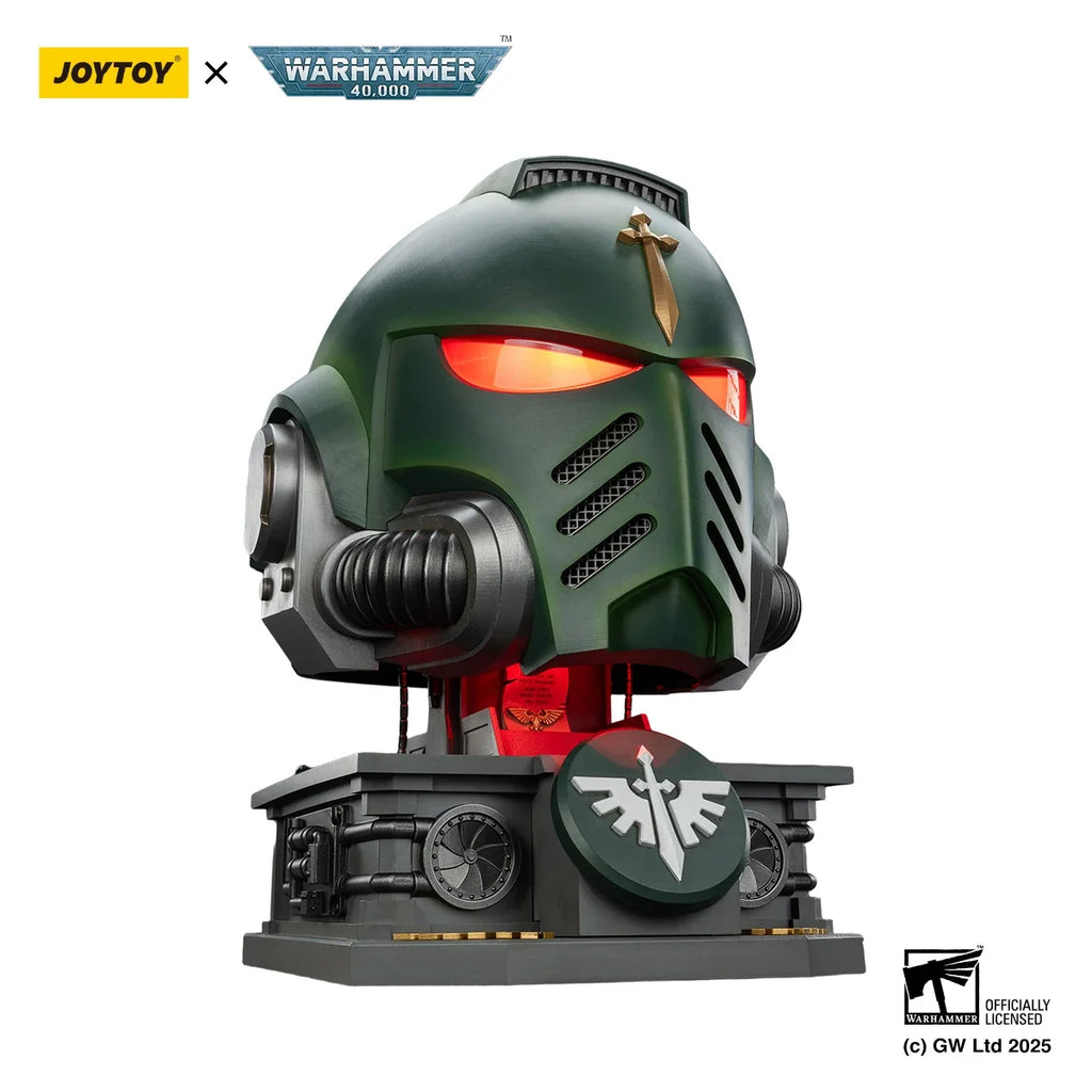 JOYTOY Warhammer 1/1 Action Figures Dark Angels MkX Helmet & Display Stand