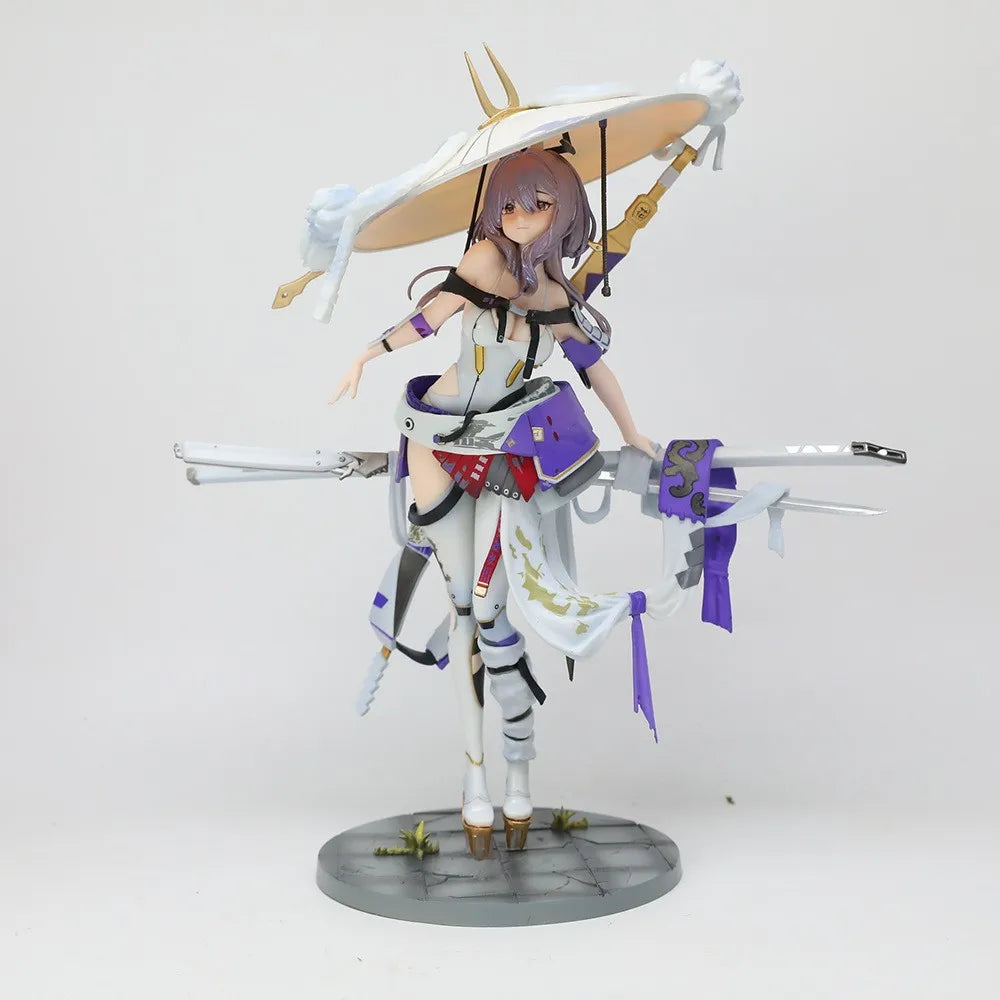 New 25cm Anime Goddess Alice Red Lotus Action Figure Pvc Collectible Statue Desktop Ornament Gift For Anime Fans Birthday Gift