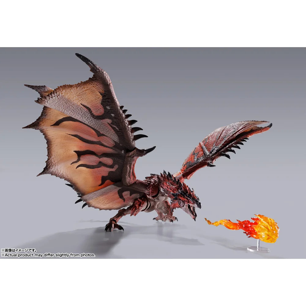 In Stock Original BANDAI SHMonsterArts 20th Anniversary Edition Rathalos Figure Action Anime Monster Hunter Model Genuine Toy