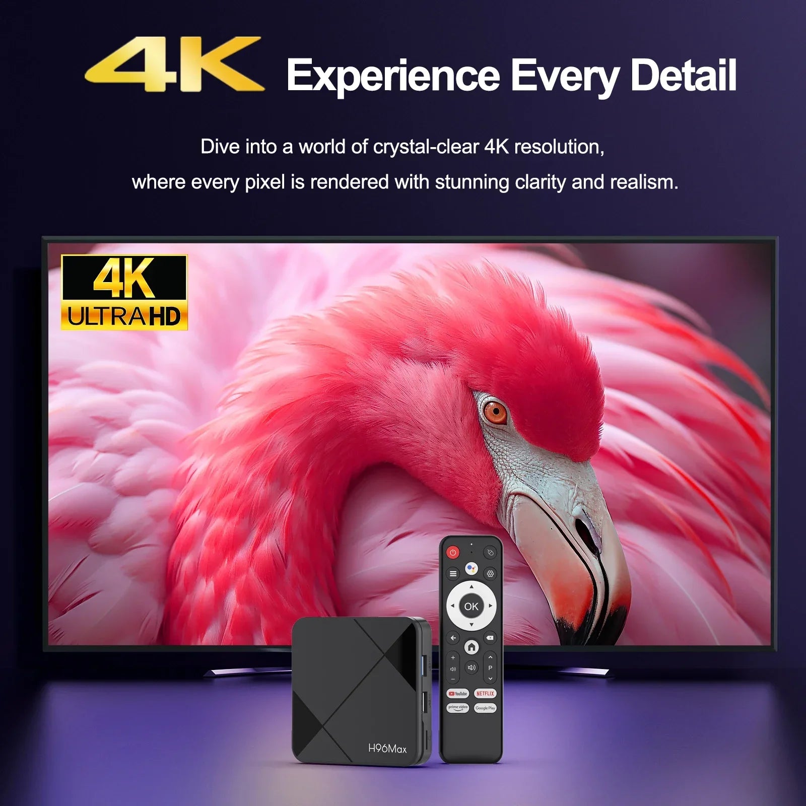 Android TV Box H96 Max RK3518 TV Box Support 4K Video Home Media Player TV Box 2GB 16GB Voice Assistant Set Top Box