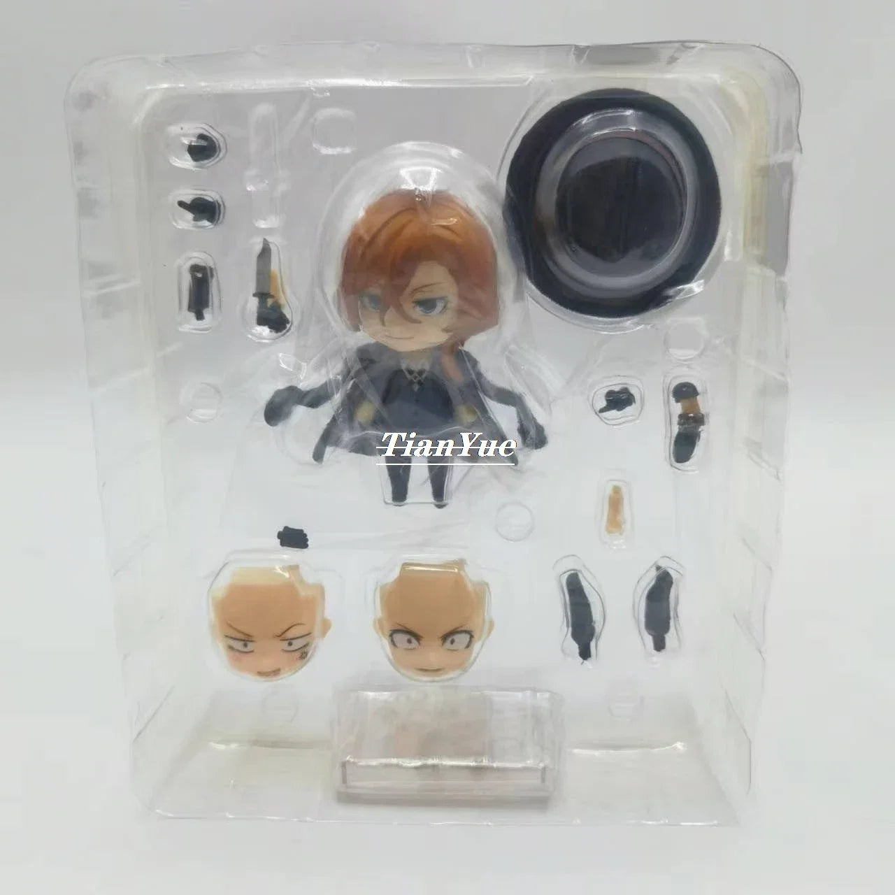 Anime Bungo Stray Dogs Orange Rouge OR Dazai Osamu 657 Nakahara Chuya 676 Q ver. Boxed Figure Car Decoration 10CM
