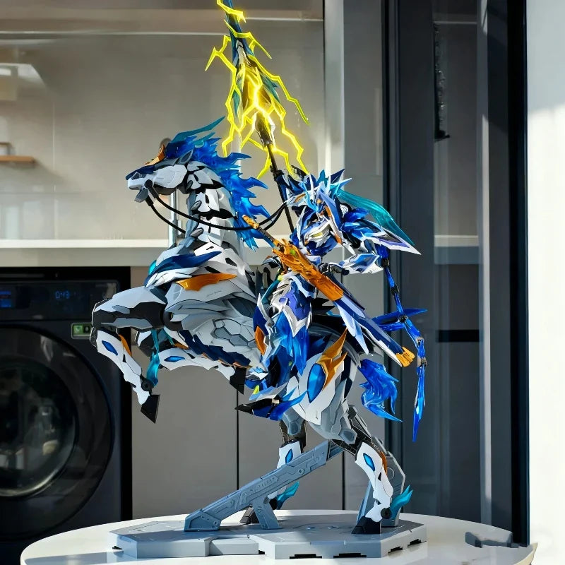 Motor Nuclear 1/10 Zhao Yun Action Figures Legend Of Star General Alloy Skeleton Mecha Model Kit Assembly Toy Collectible Gift