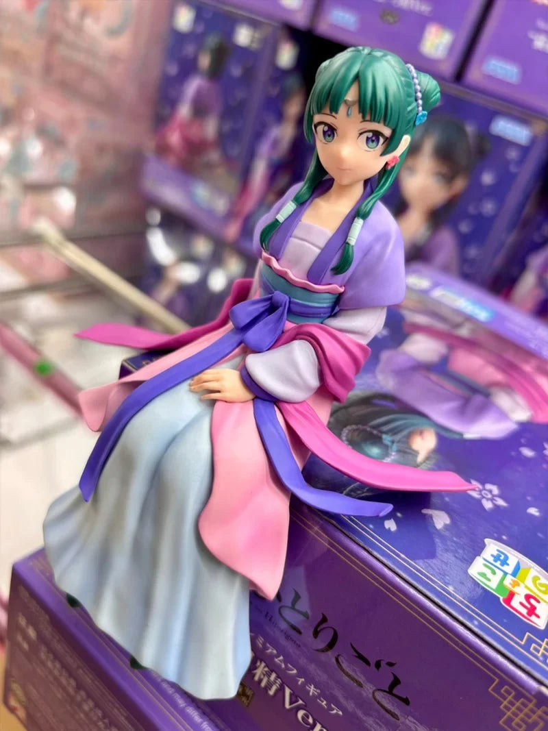 In Stock Genuine Sega The Apothecary Diaries Maomao Jinshi Moon Elf Sitting Down Series Model Noodle Stopper Toy  Collectibles