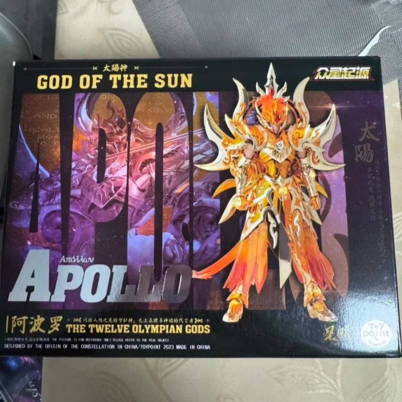 Official Toypoint Star Origin Sun God Apollo Obsidian Edition Alloy Collectible Action Figure Handmade Movable Doll Toy Gift