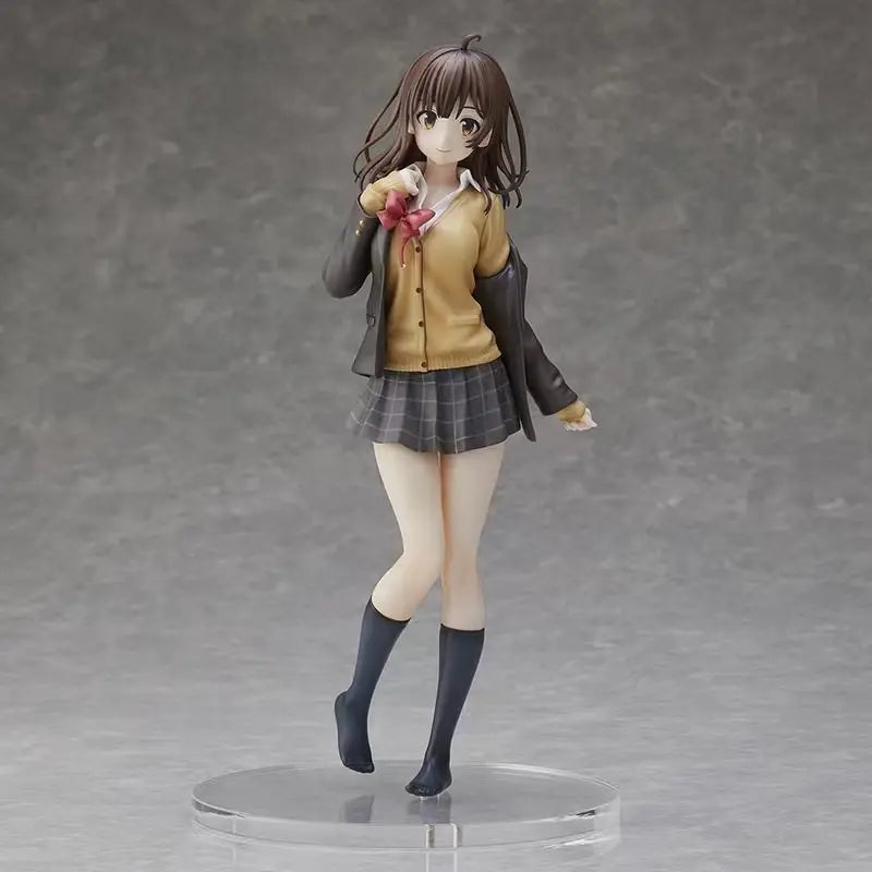 Ogiwara Sayu Anime Figure Shaving. Then I Picked Up A High School Kawaii Girl Doll Toys Chassis Decor Model Ornament Otaku Gifts