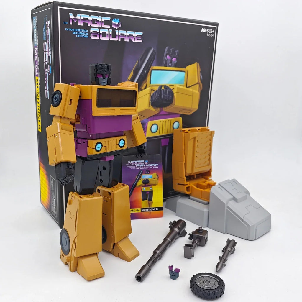 Magic Square MS-TOYS MS-04 MS04 Swindle Munitioner Anime Model  MP Scale Transformation Robot Action Figure Toy For Gift
