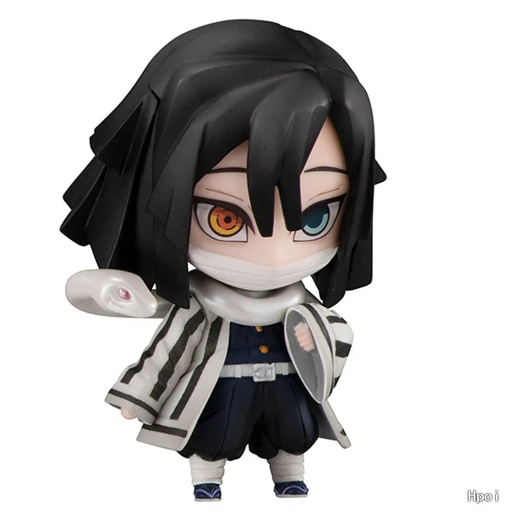 11cm Demon Slayer Kimetsu no Yaiba Anime Figure Kanroji Mitsuri Action Figures PVC Shinazugawa Sanemi Figurine Collection Toys