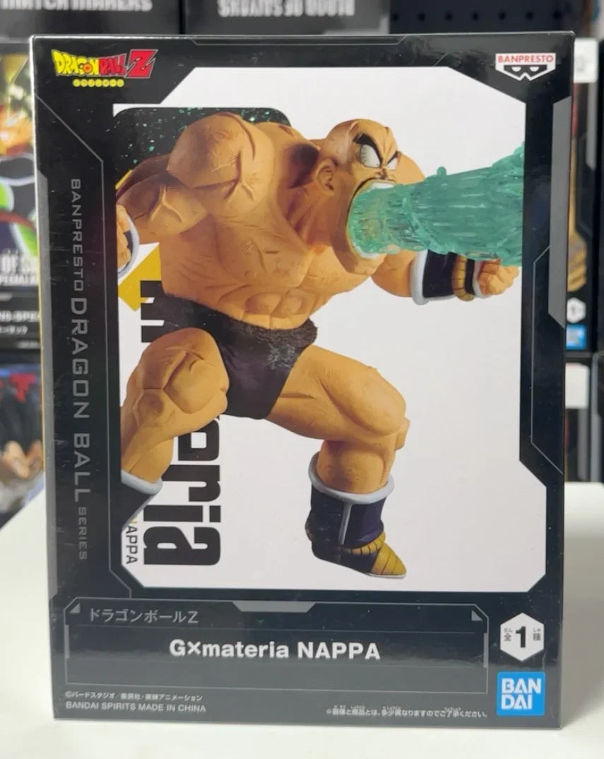 Bandai Original BANPRESTO G x materia Dragon Ball Z Nappa Figure Anime Model ornament Toy children festival birthday gift