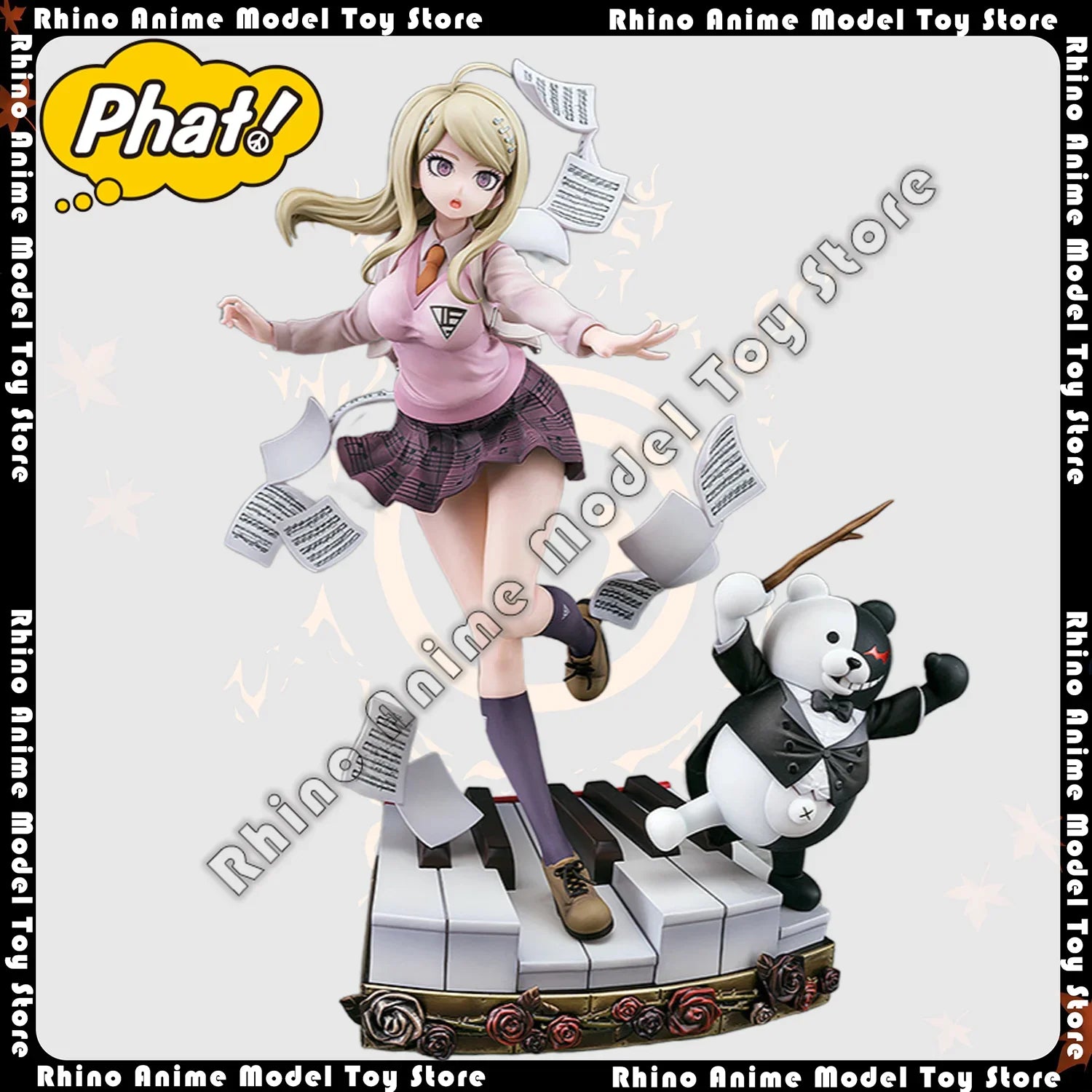 In Stock Original GSC Phat! Danganronpa Kaede Akamatsu 24cm Action Figure Anime Statue Collectible Toy Japanese Figure Gift