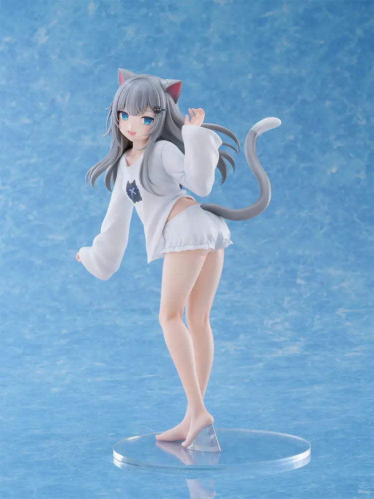 20cm Nachoneko Channel Anime Girl Figure Nachoneko Hennyano Action Figure Cute Cat Kanako Figurine Collectible Model Doll Toys
