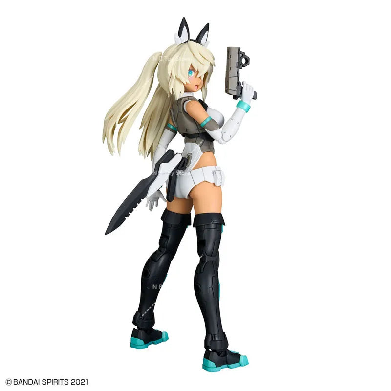 Bandai Genuine 30 MINUTES SISTERS SESTIE SIS-H00 Anime Action Figure Assembly Model Toys Collectible Model Gifts For Child 30MS