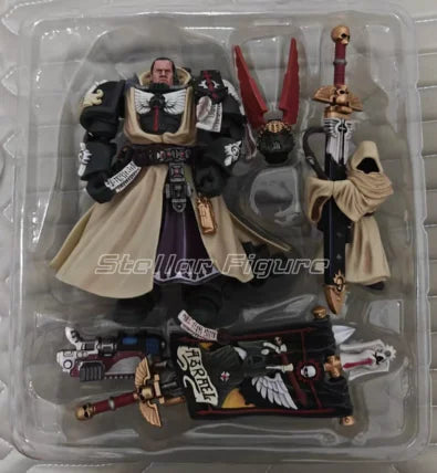 【SF】JOYTOY Warhammer 40K 1/18 Action Figure Dark AngelsSupreme Grand Master Azrael Model Toys Gifts Collection Ornaments