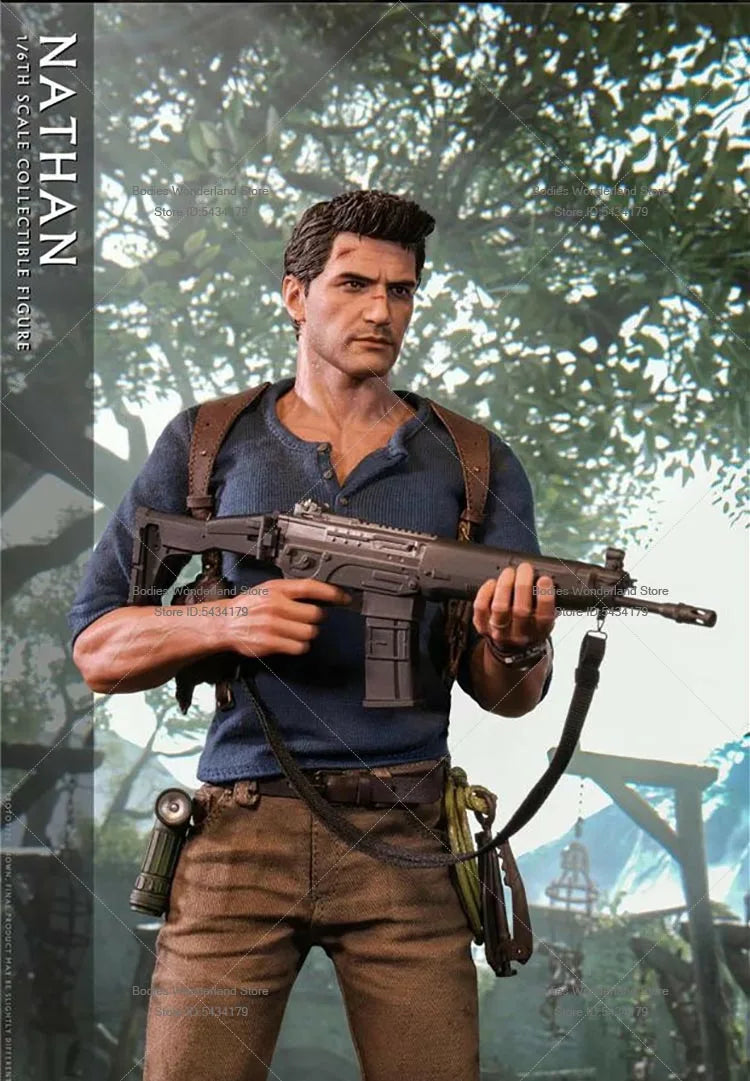 LimToys LIM012 1/6 Scale Adventure Games Series Uncharted Nathan Drake Male Soldier 12inch Action Figure Full Set Toys for Fans
