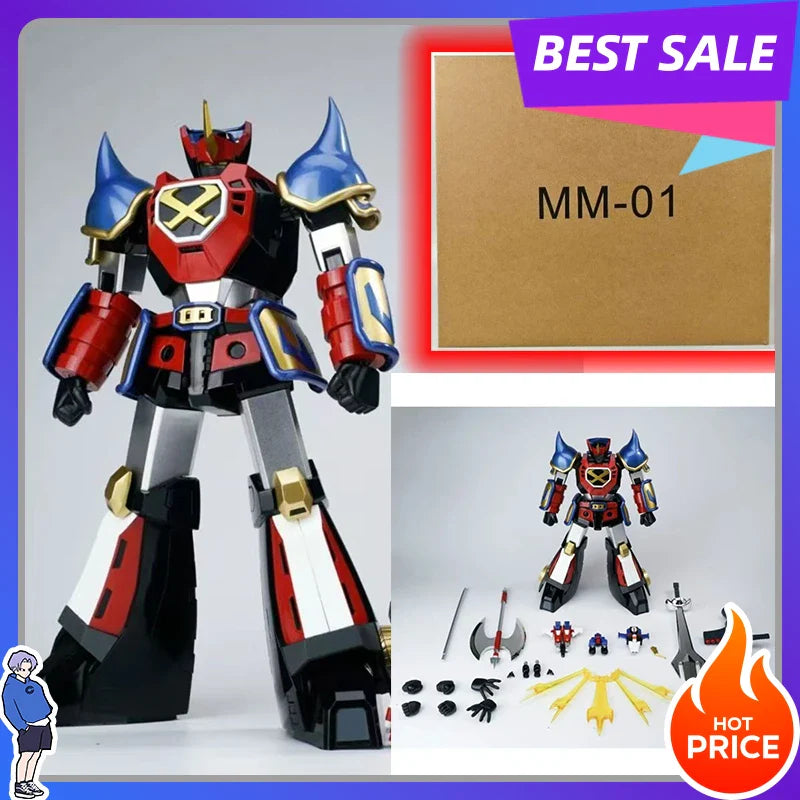 Auf Lager MM-01 POSE+ SENGOKU MAJIN GOSHOGUN Macron 1 Bewegliche Modellspielzeuge Dämonenmodell Planet Kriegsgott
