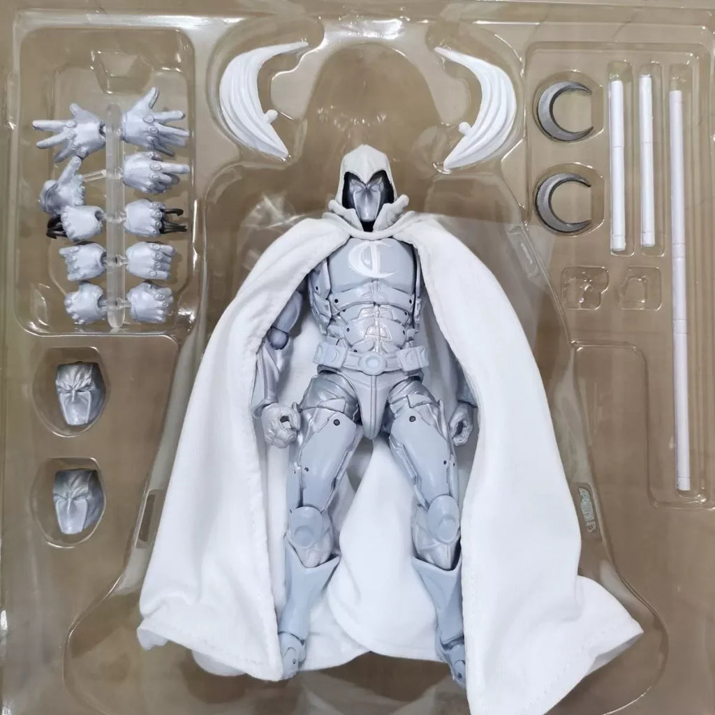 Moon Knight Figure Revoltech Amazing Yamaguchi 16cm Marc Spector Action Figurine Collection Ornament Model Toys Birthday Gifts