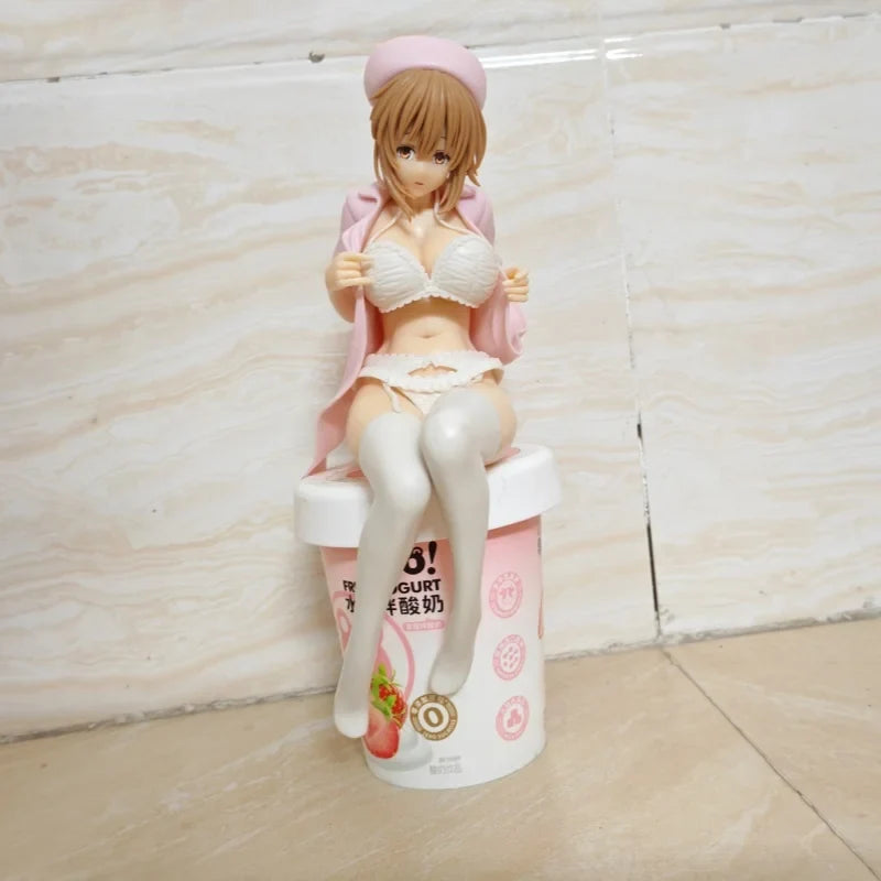 23cm Sexy Anime Akagi Zero Nurse PVC Changeable Outfit Beauty Figure Toy Anime Model Decoration Case Collection Gift Toys