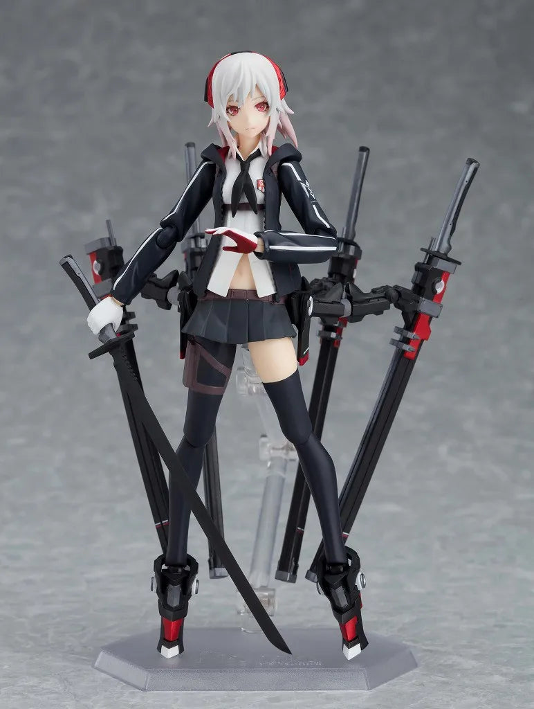 【MT】Original Max Factory Figma #422 High School Girl with Heavy Armor Four 1/12 Action Figure Model Collection