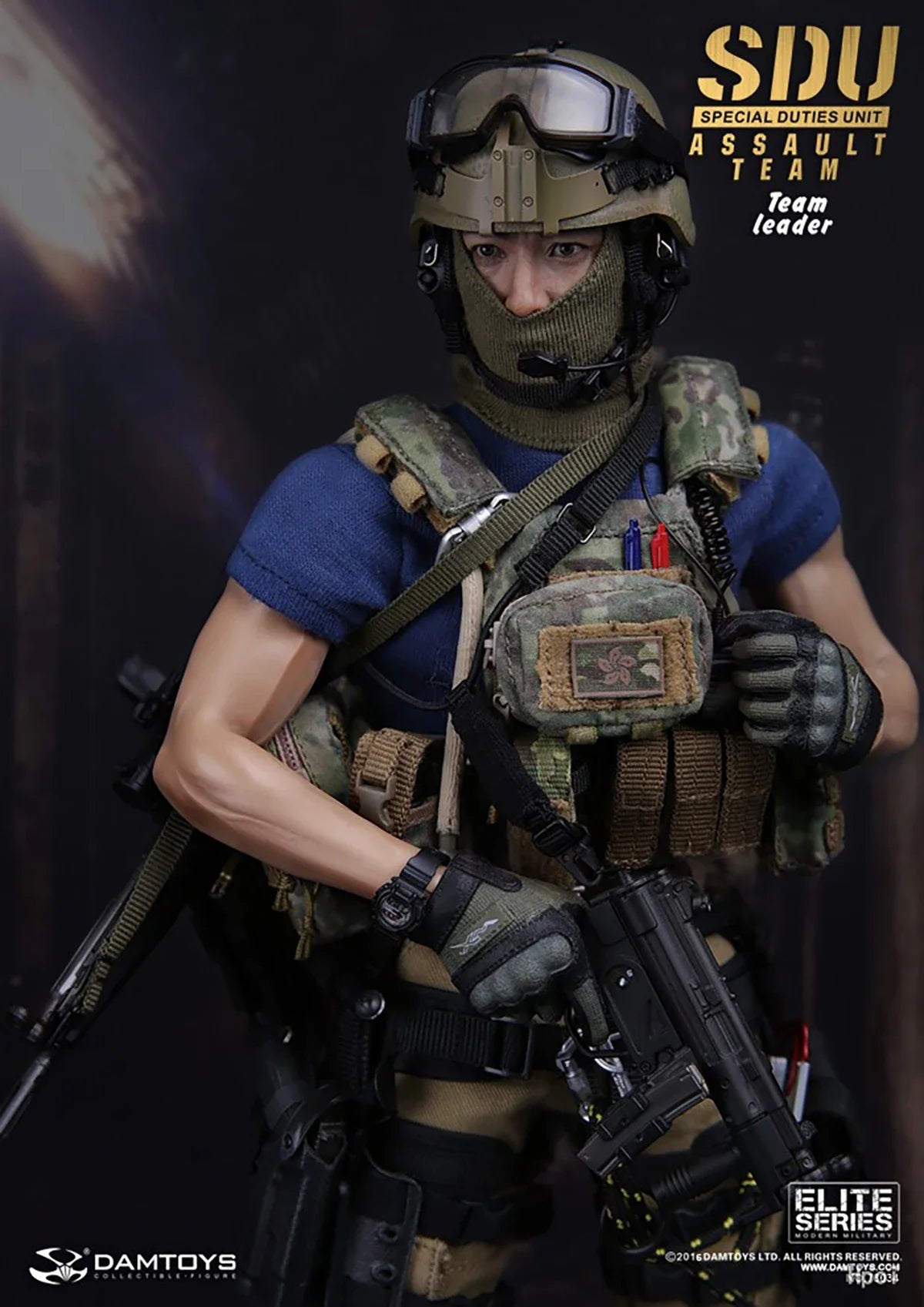 DAMTOYS DAM 78034 1/6 Hong Kong Flying Tigers SDU Special Mission Company Attack Team Male Soldier Action Figure Model Toy