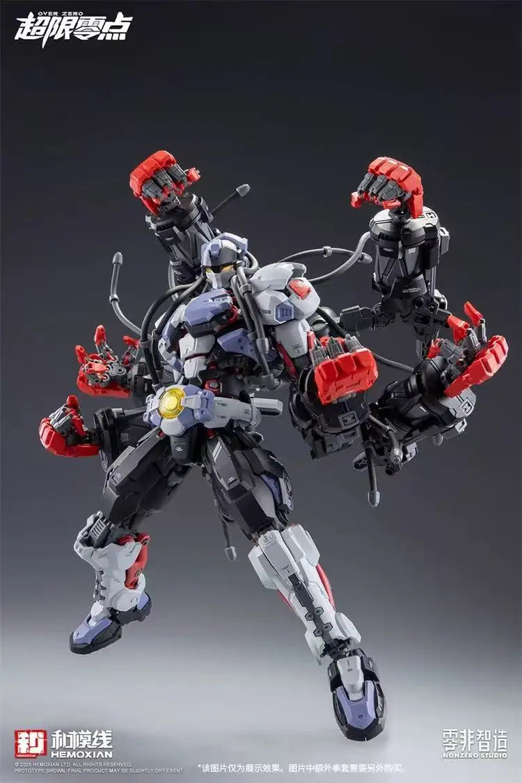 Pre-sale【New product】HEMOXIAN OVER ZERO BAKI Boxer Figure Model MG 1/100 Toys Suit Action Figures Collect Ornaments Kids Gifts