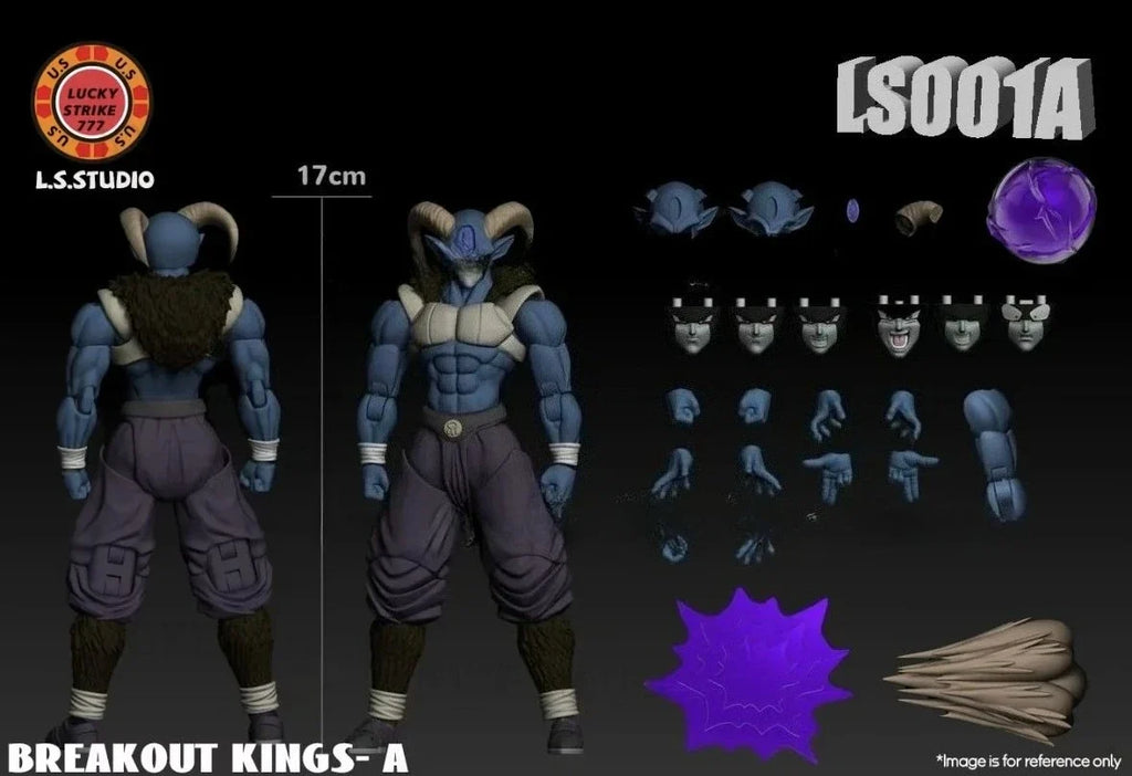 LS L.S.Studio Dragon Ball Super Moro Figure Breakout Kings A B Anime Action Figure Model Children Toy Gift Model