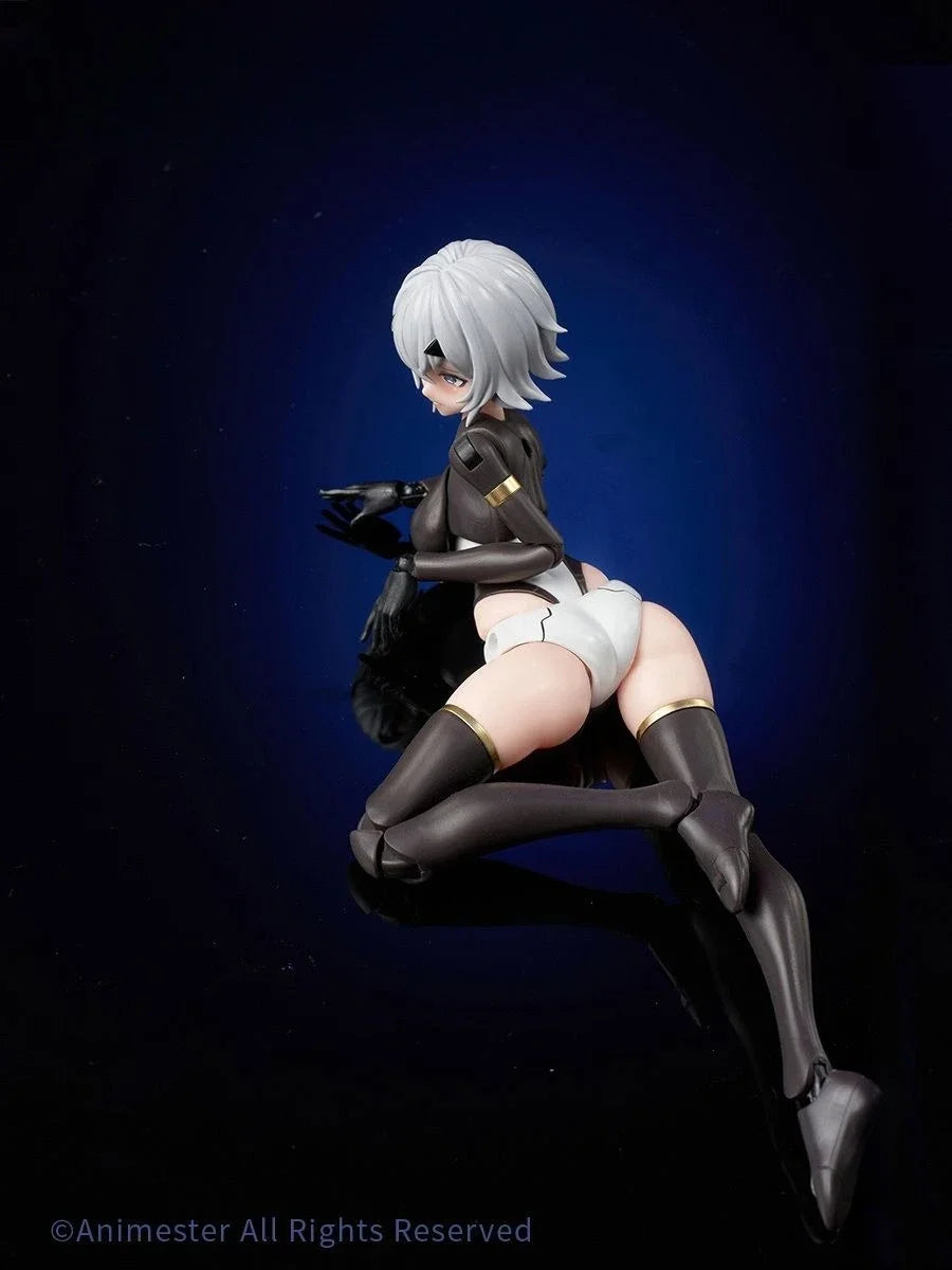 【In stock 】1/12 White Dragon Knight Galahad Mechanical Mecha Girl Assembleable and Poseable Model