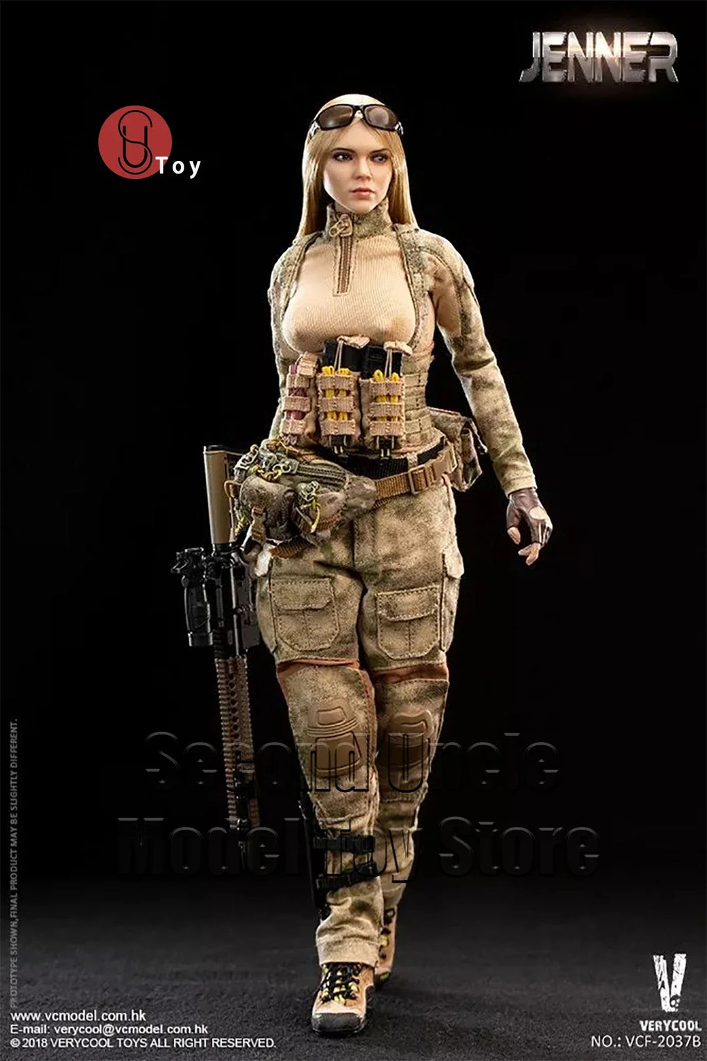VERYCOOL VCF-2037 1/6 Ruins Camouflage Female Soldier Jenner 12'' Military Action Figure Full Set Collectible Model Toys Gifts