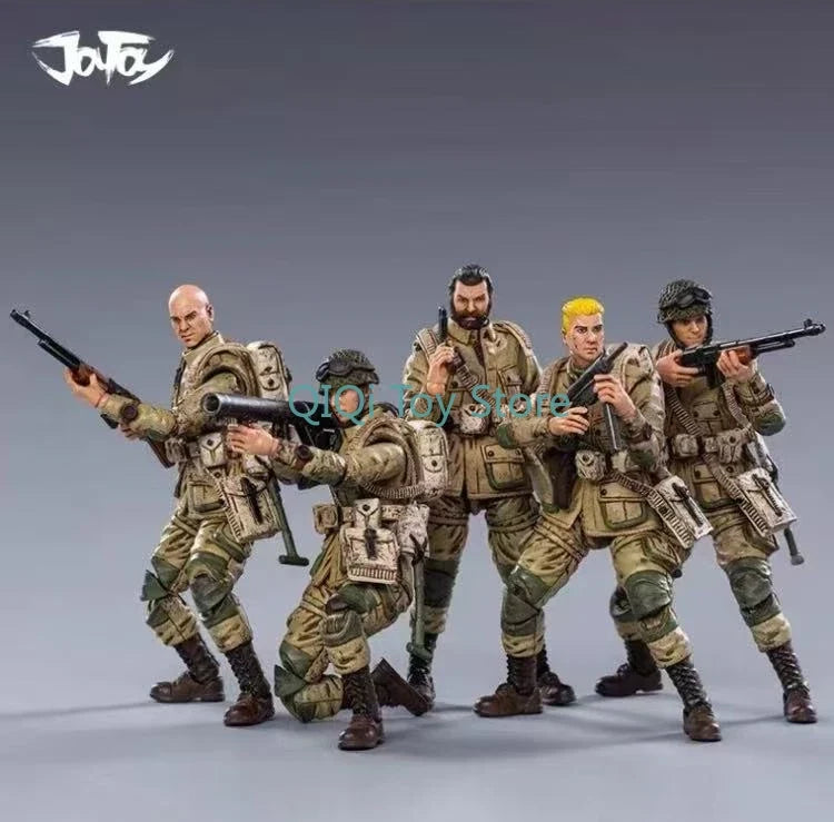 JOYToy 1:18 3.75-inch super moveable soldier 1/18 U.S. airborne division model handcraft paratrooper skipping rope SSWW2