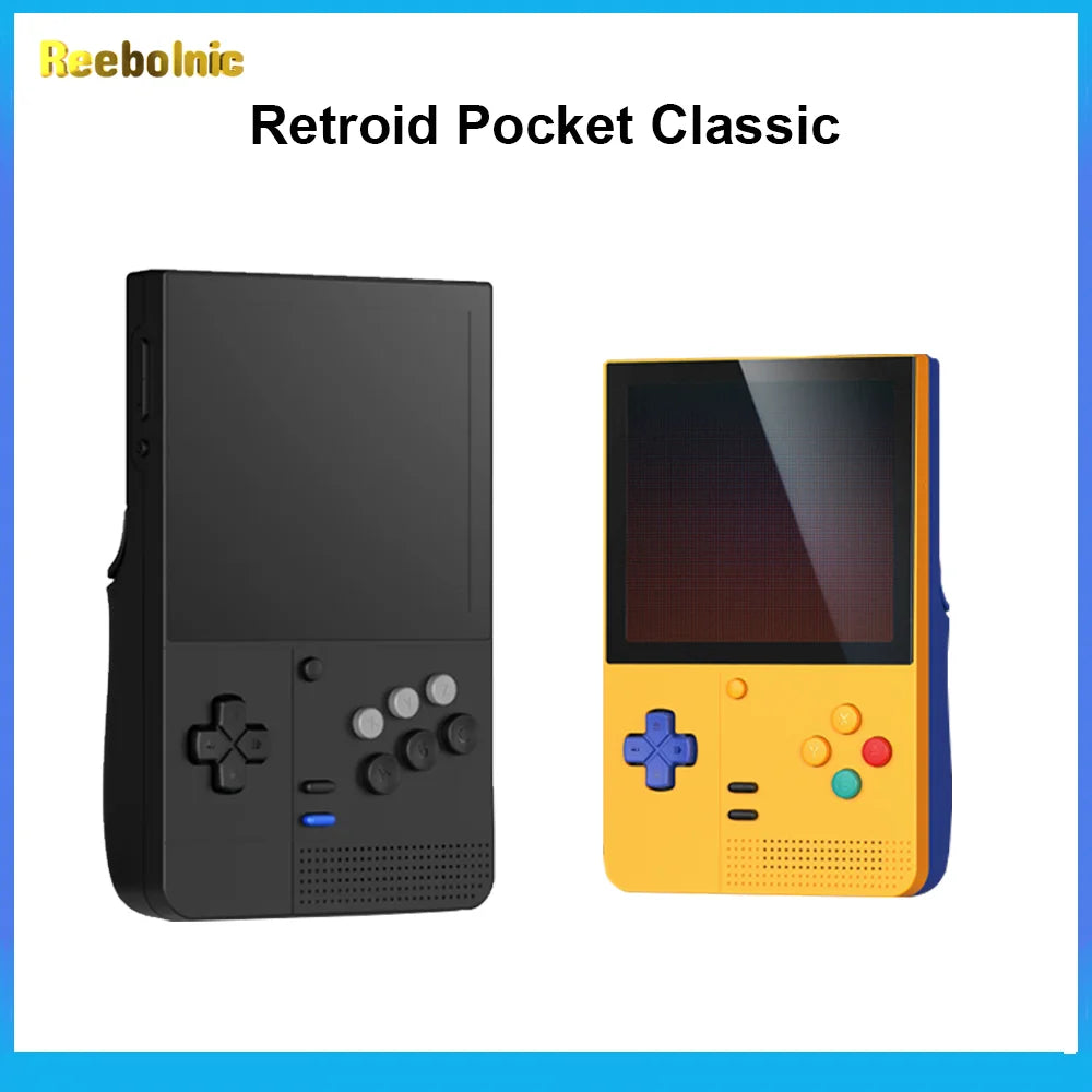 Reebolnic Retroid Pocket Classic Handheld Game Console 3.92Inch Screen 6GB 128GB G1 Gen2 Video Game Console RP Classic Boy Gifts